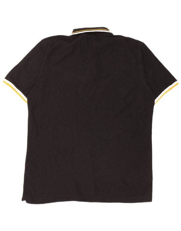 Polo da uomo Fila XL in cotone nero