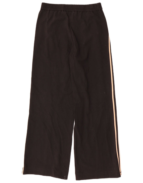 Pantaloni da tuta a gamba larga da donna Marks & Spencer UK 12 medio nero