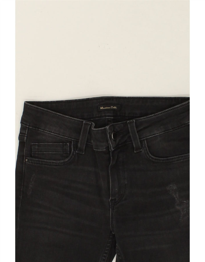 MASSIMO DUTTI Womens Skinny Jeans W28 L29 Black Vintage Massimo Dutti and Second-Hand Massimo Dutti from Messina Hembry 