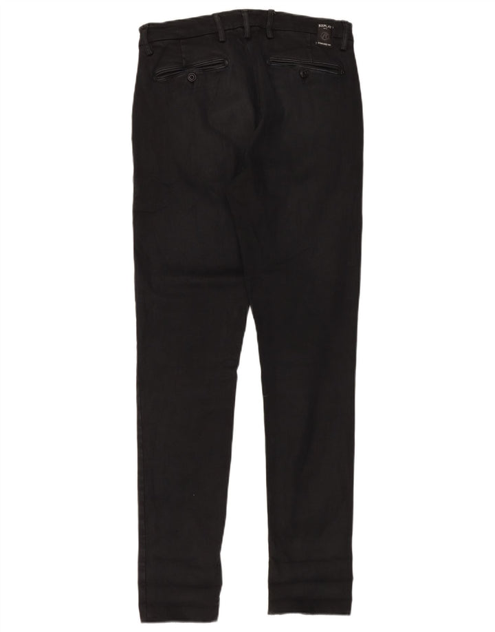 Pantaloni chino slim Zeumar da donna Replay W30 L32 cotone nero