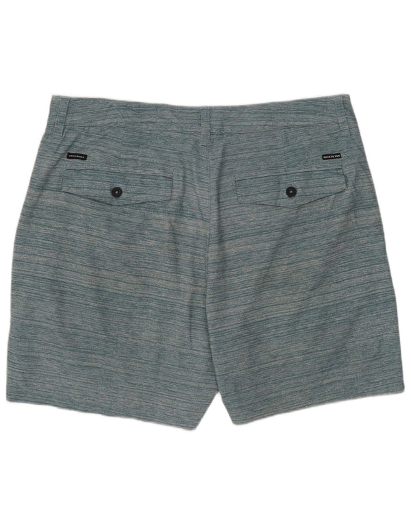 Pantaloncini chino da uomo Quiksilver W33 a righe verdi medie