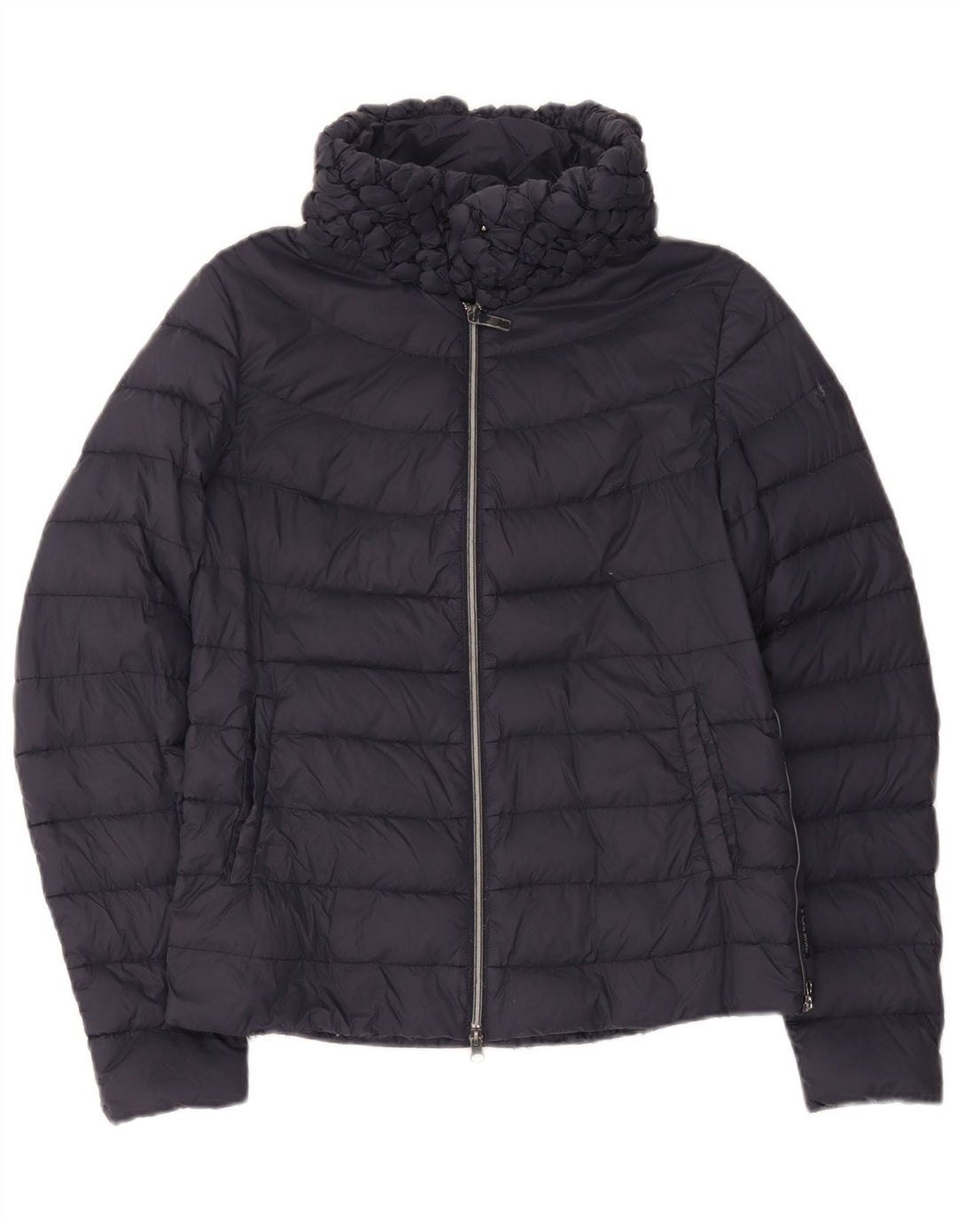 Giacca Imbottita Donna Armani Jeans IT 42 Blu Navy Medio