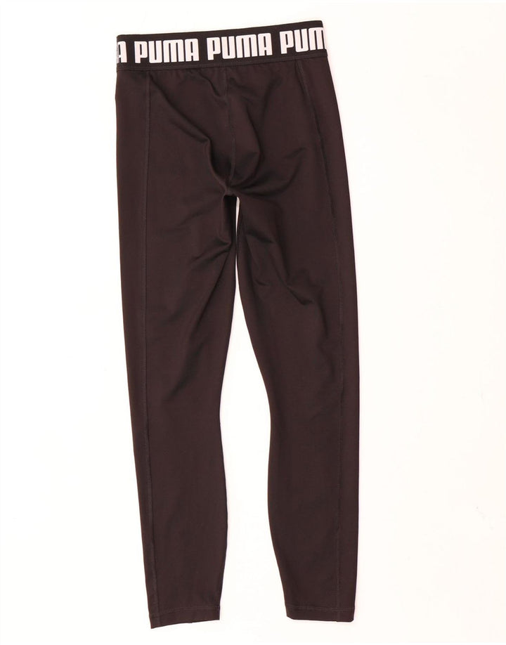 Leggings grafici PUMA da donna UK 4 XS poliestere nero