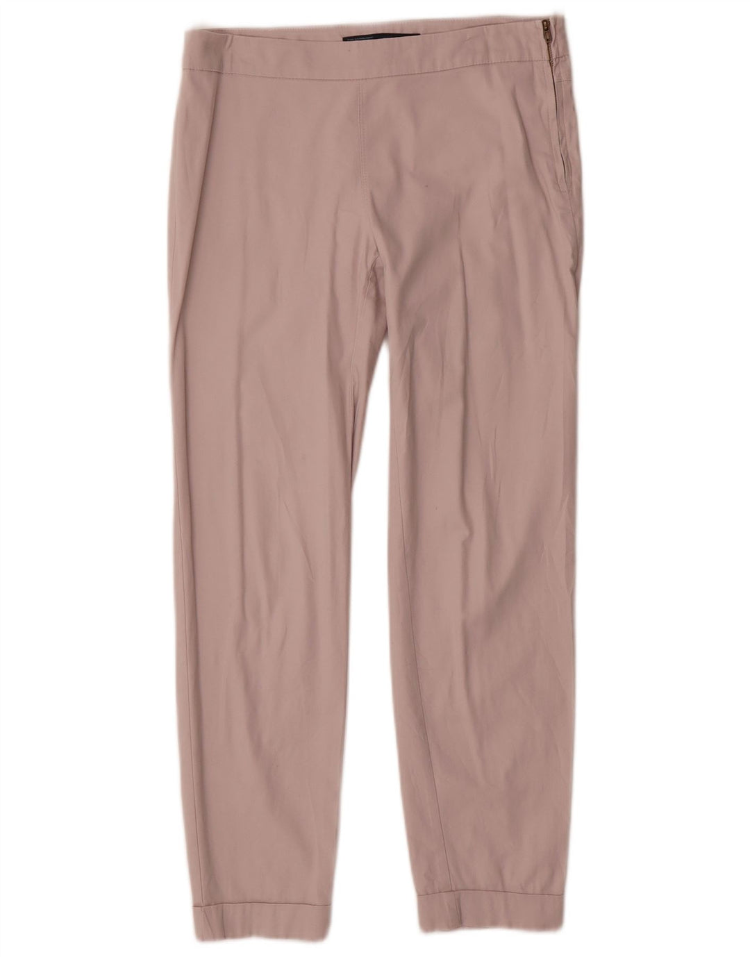 Pantaloni casual dritti da donna Zara medi W30 L27 Rosa