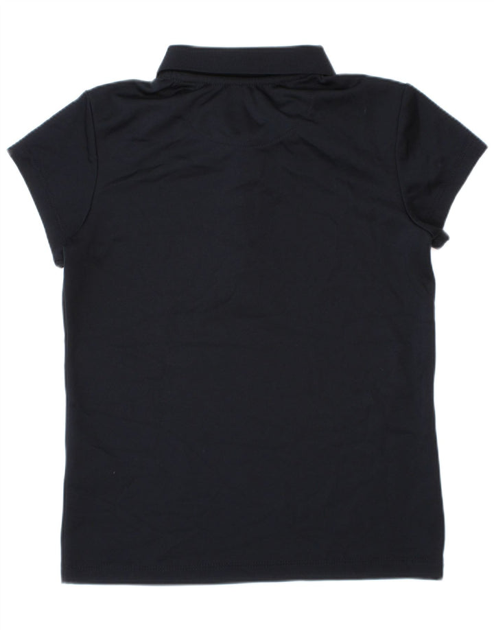 Polo Izod per ragazze vestibilità regolare 7-8 anni piccola in poliestere blu navy
