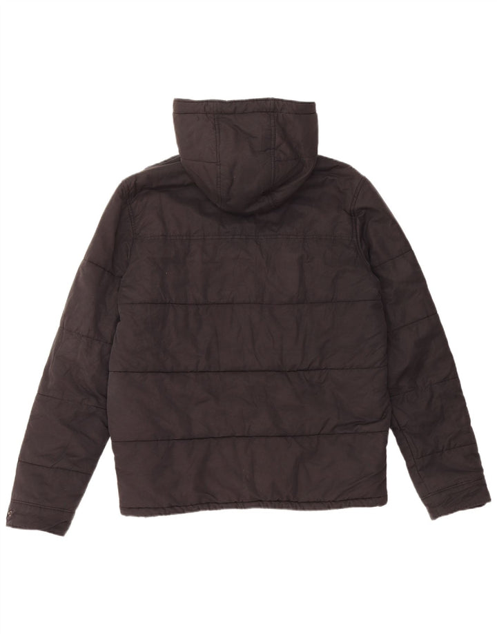 Giacca imbottita con cappuccio da uomo Levi's UK 38 cotone nero medio