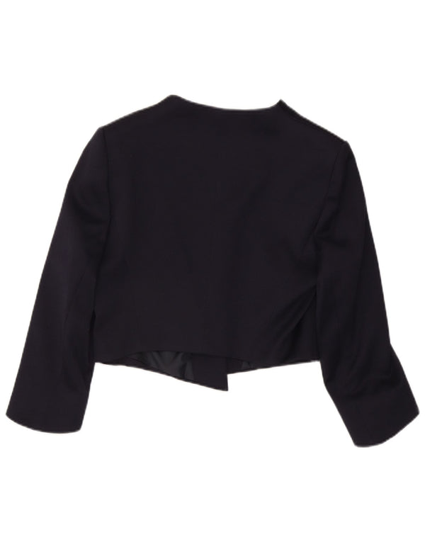Giacca bolero aperta da donna con maniche a 3/4 Phase Eight UK 14 Large Blu Navy