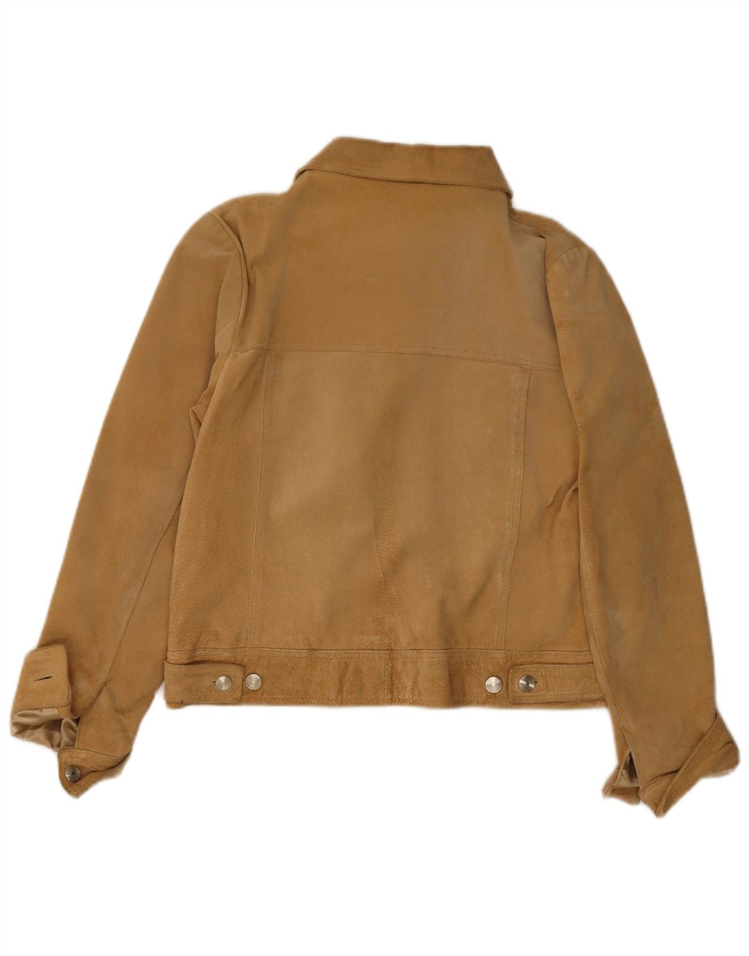 Giacca in pelle scamosciata corta da donna Staccato EU 38 in pelle marrone medio