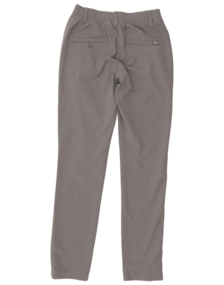 Pantaloni chino slim da uomo Under Armour W30 L32 poliestere grigio