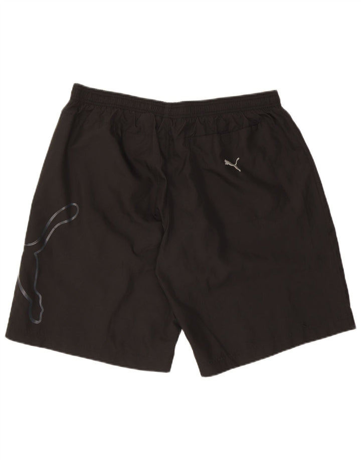 Pantaloncini sportivi grafici da uomo Puma XL neri