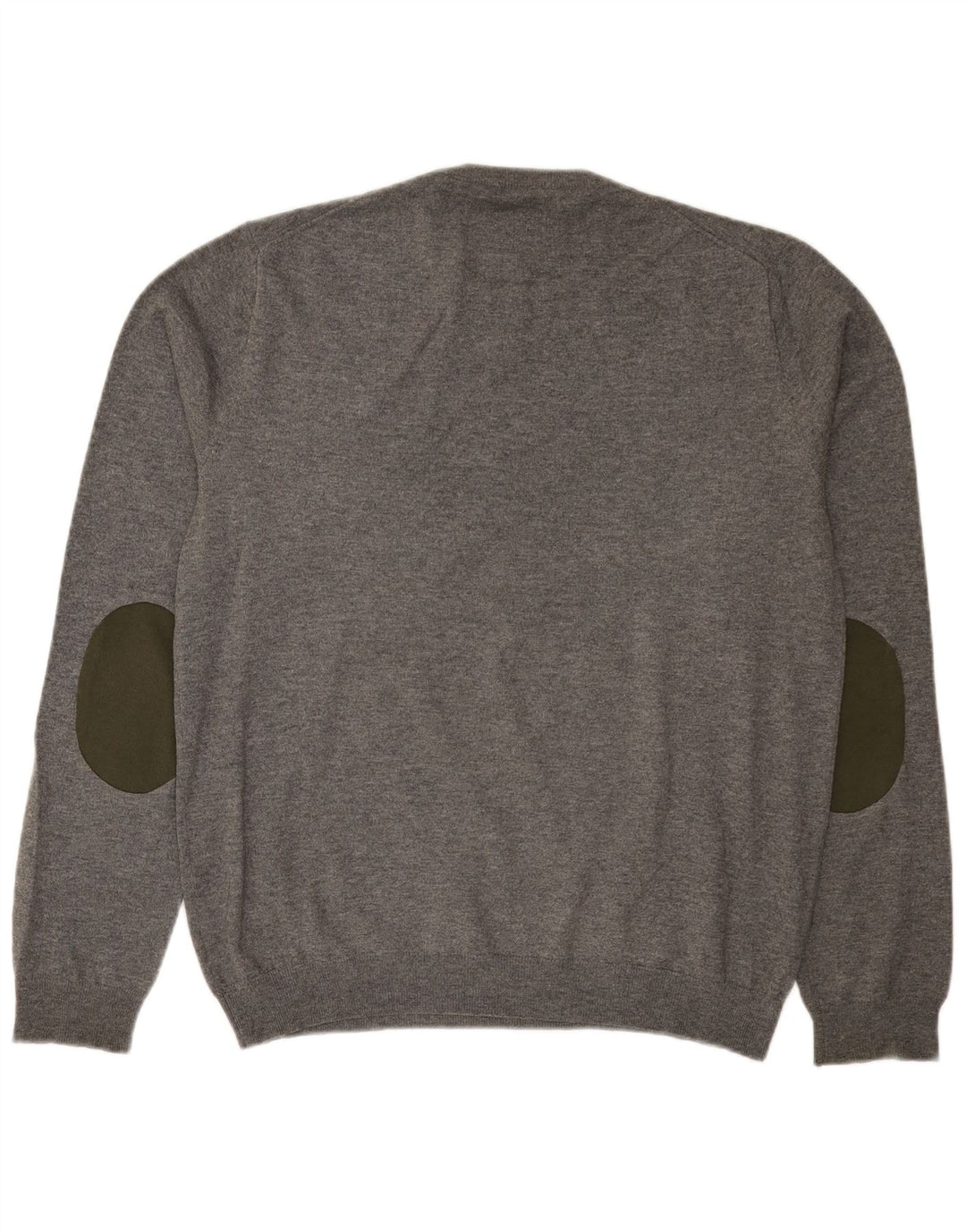 Maglione maglione girocollo vestibilità regolare da uomo Sun68 XL lana grigia