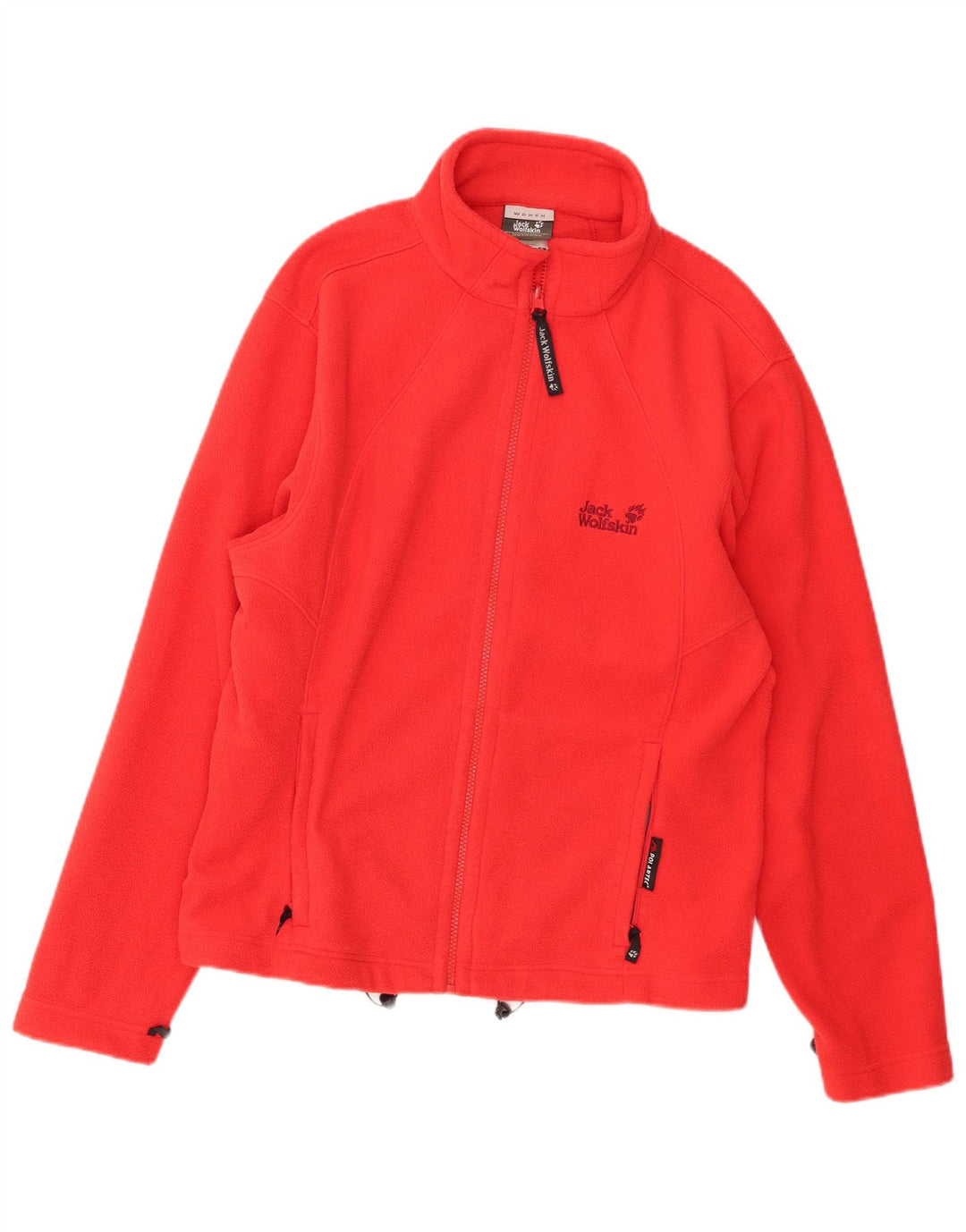 Giacca in pile da donna JACK WOLFSKIN UK 18 XL poliestere rosso