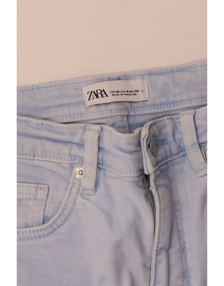 Jeans Bootcut da donna Zara EU 36 XS W26 L28 Cotone blu