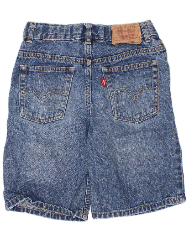 Pantaloncini di jeans Levi's per ragazzi 6-7 anni W24 Ramie blu