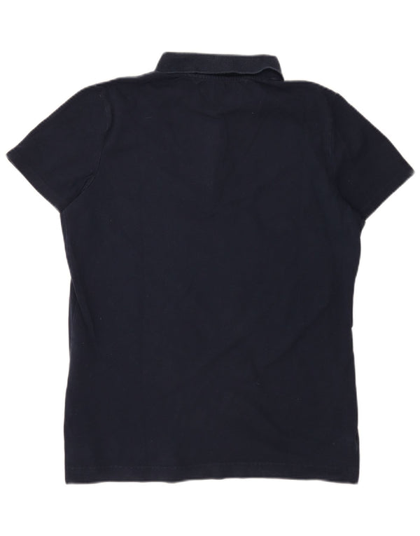 Polo da donna Tommy Hilfiger vestibilità classica UK 18 XL cotone blu navy