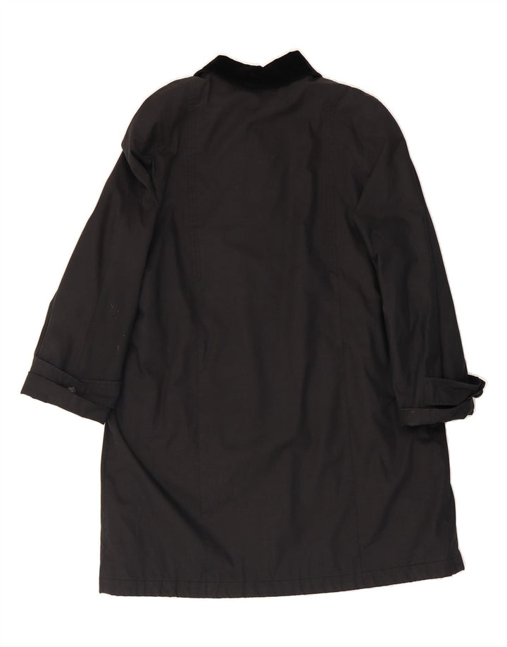 VINTAGE Womens Overcoat IT 48 XL Black Vintage Vintage and Second-Hand Vintage from Messina Hembry 