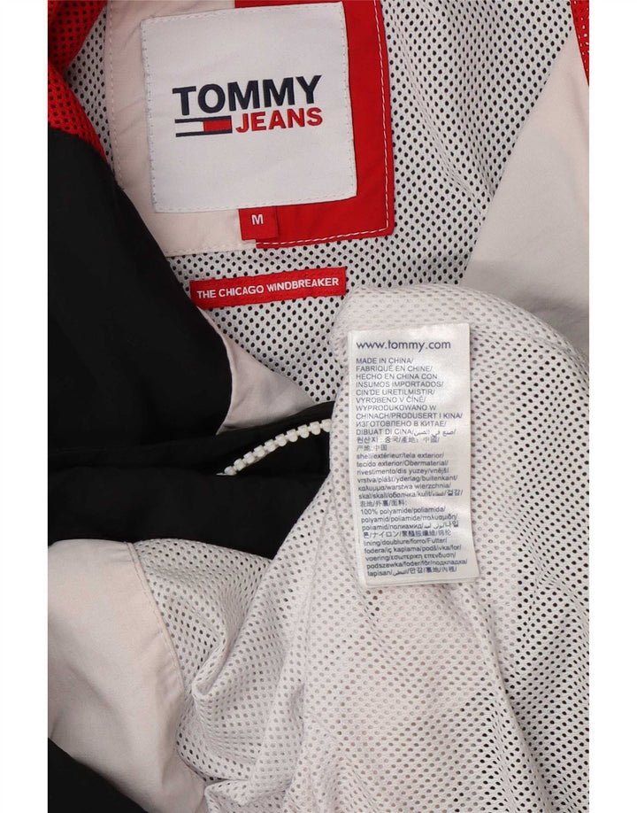 Giacca a vento da uomo Tommy Hilfiger UK 38 Medium White Colourblock