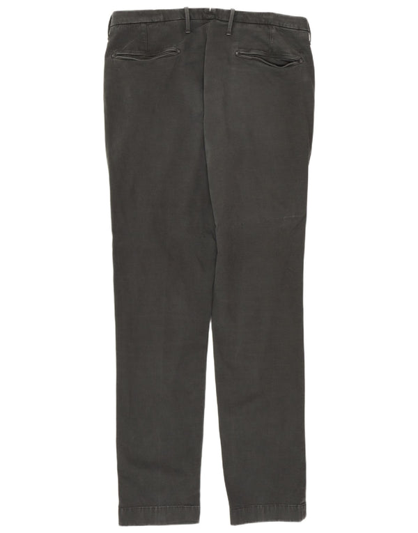 Pantaloni chino slim fit da uomo Fay W35 L32 in cotone nero