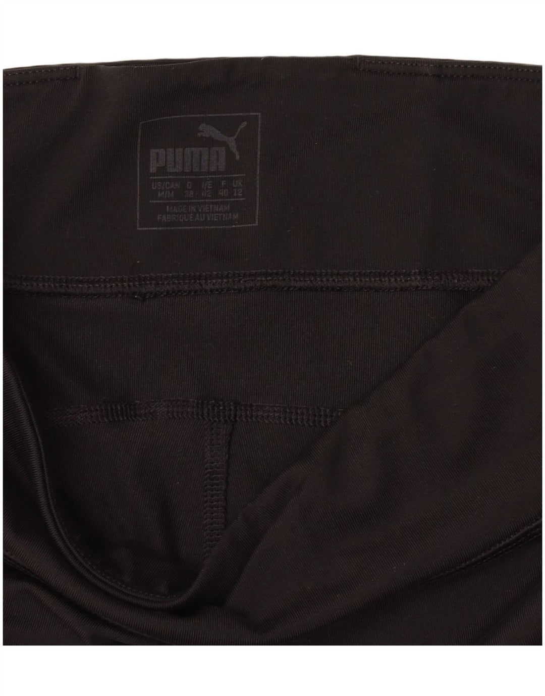 Leggings Puma da donna UK 12 Medium Black Colourblock