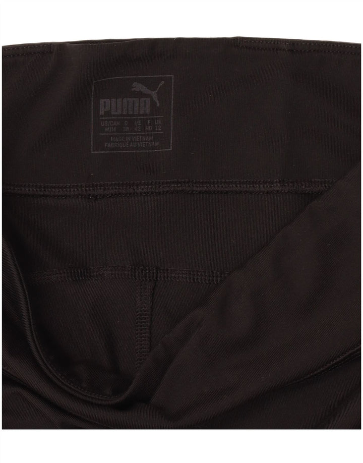 Leggings Puma da donna UK 12 Medium Black Colourblock