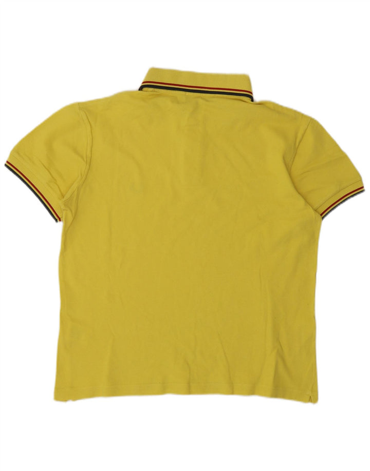 Polo da uomo Fred Perry in cotone a righe gialle medie