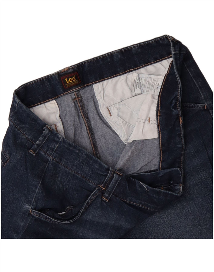 Pantaloncini di jeans da donna LEE US 18 2XL W36 Cotone blu