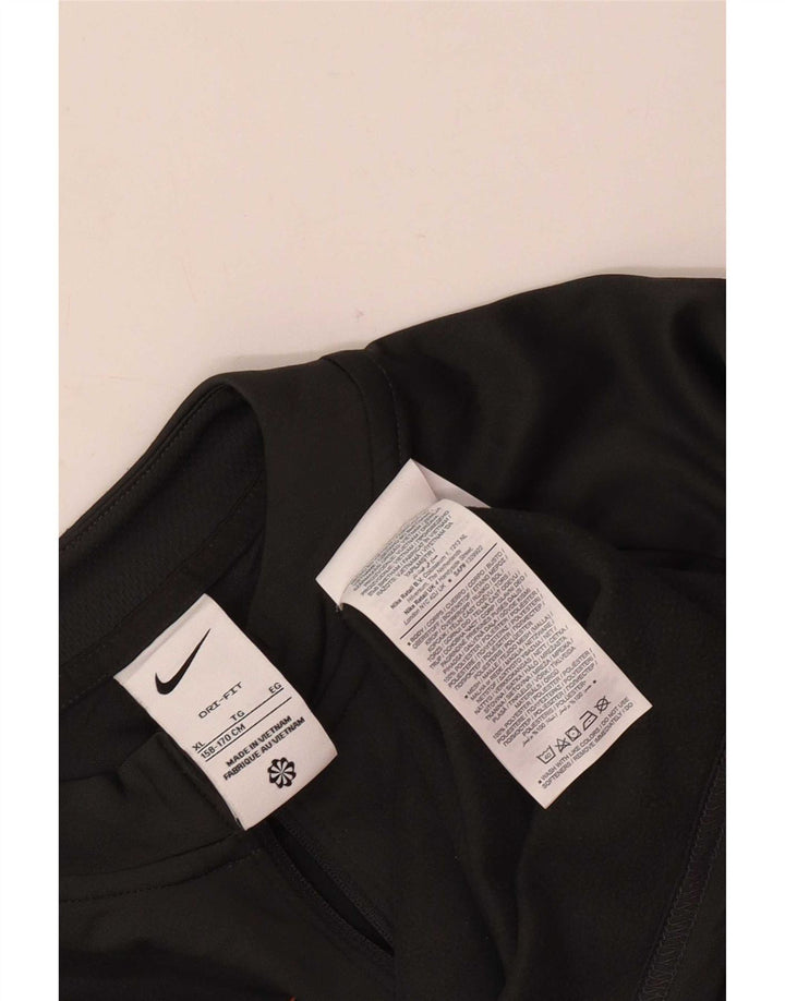Top della tuta pullover Nike da ragazzo Dri Fit 13-14 anni XL grigio color block