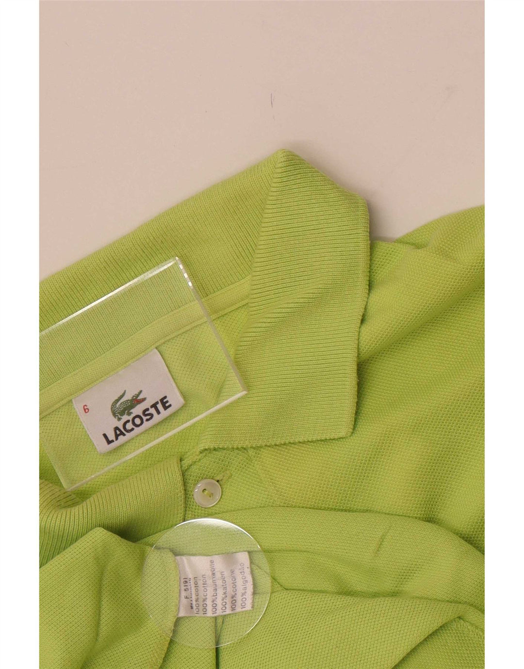 Polo da uomo Lacoste taglia 6 XL verde