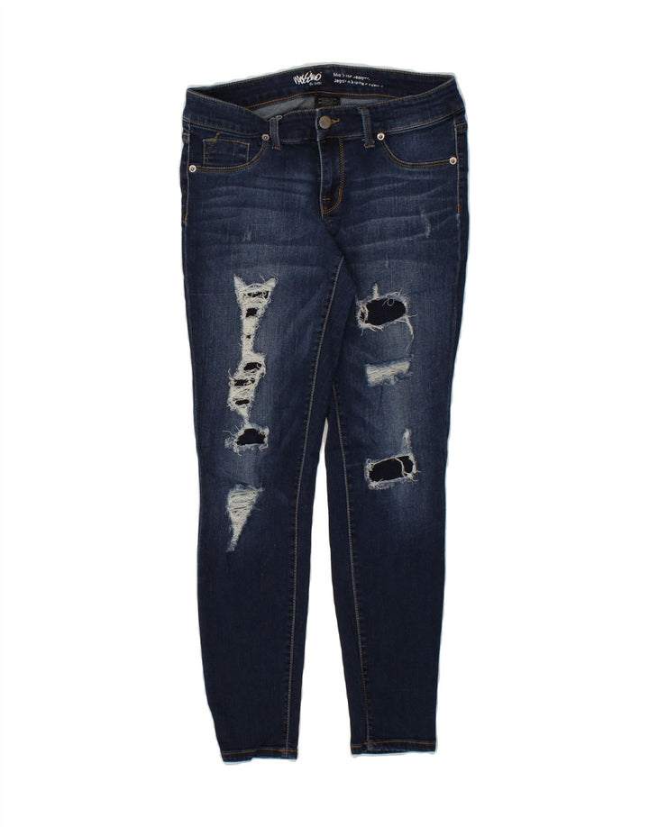 MOSSIMO Womens Boyfriend Jegging Jeans US 4 Small W27 L28 Navy Blue Vintage Mossimo and Second-Hand Mossimo from Messina Hembry 