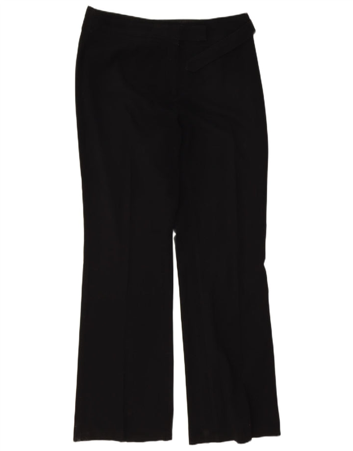 Pantaloni da abito Bootcut da donna Marks & Spencer UK 16 Large W34 L32 Nero