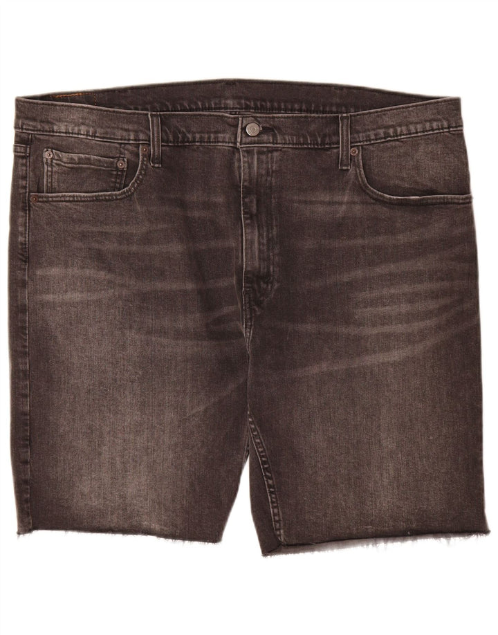 Pantaloncini di jeans Levi's 405 da uomo W42 2XL cotone grigio
