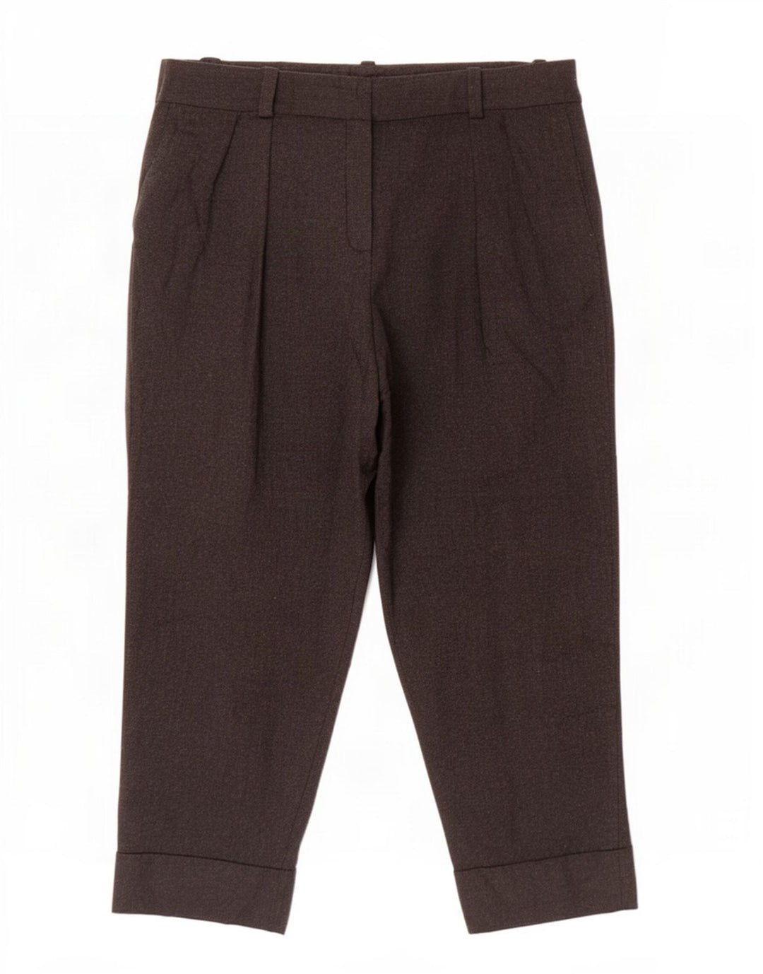 Pantaloni chino con pegging da donna Massimo Dutti EU 42 Large W32 L27 Grigio
