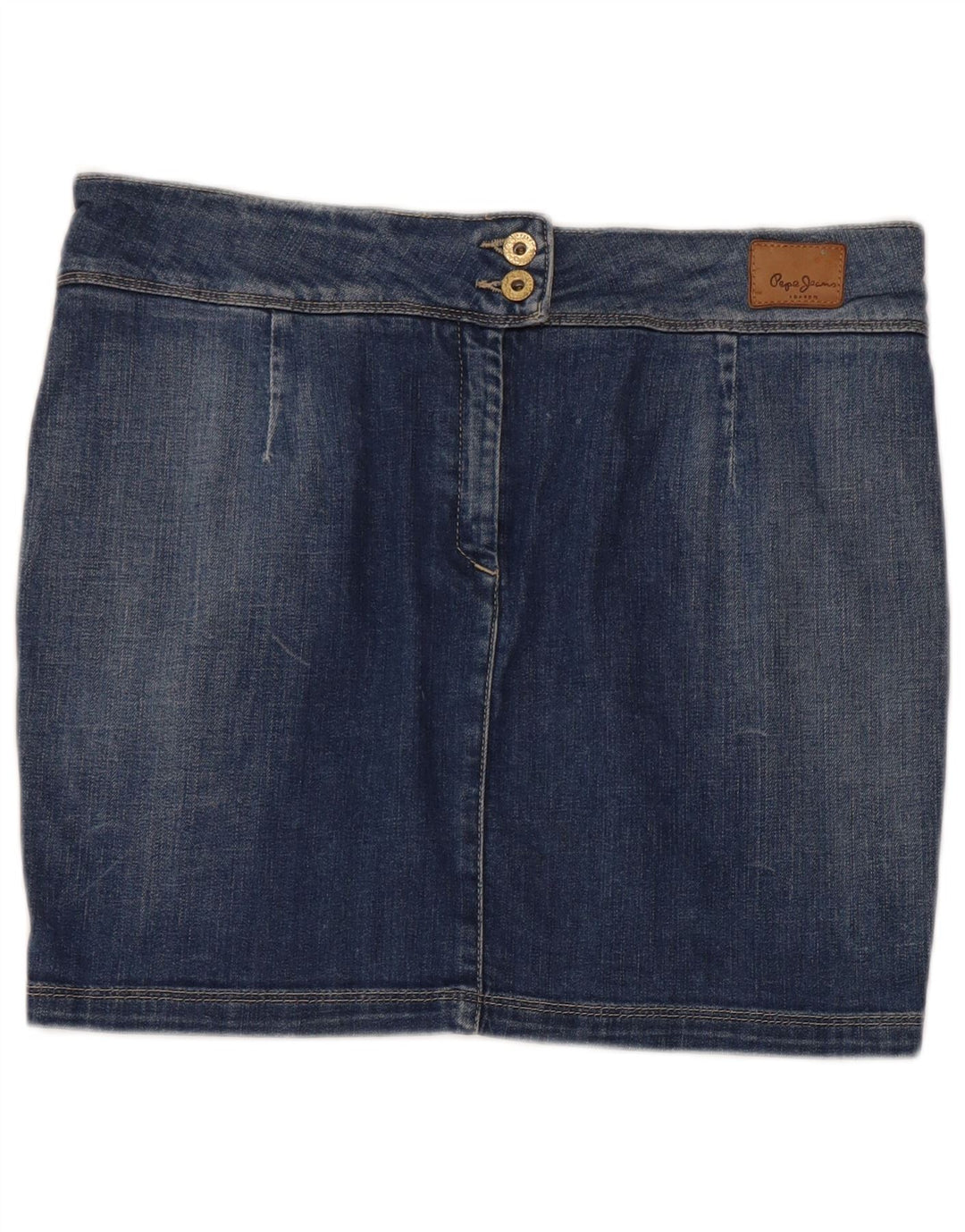 PEPE Jeans Minigonna in denim da donna grande W32 in cotone blu
