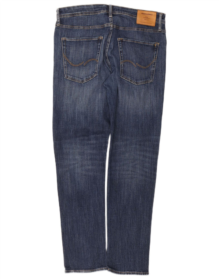 Jack & Jones Uomo Mike Slim Jeans W34 L32 Blu