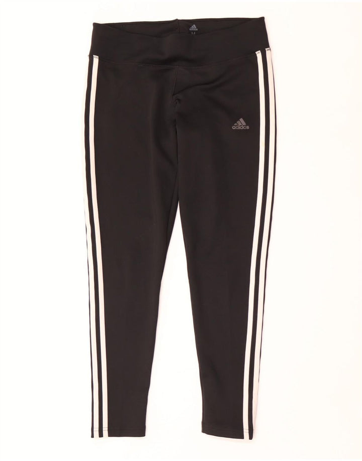 Leggings Adidas Climalite da donna UK 12/14 Poliestere nero medio