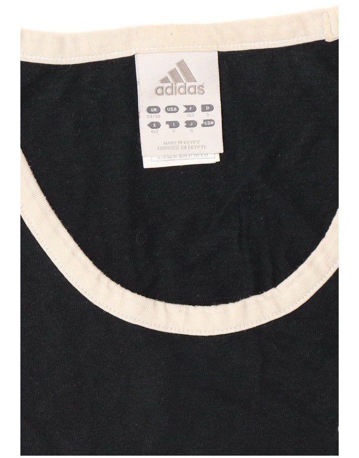 Canotta da uomo ADIDAS UK 34/36 piccola in cotone nero