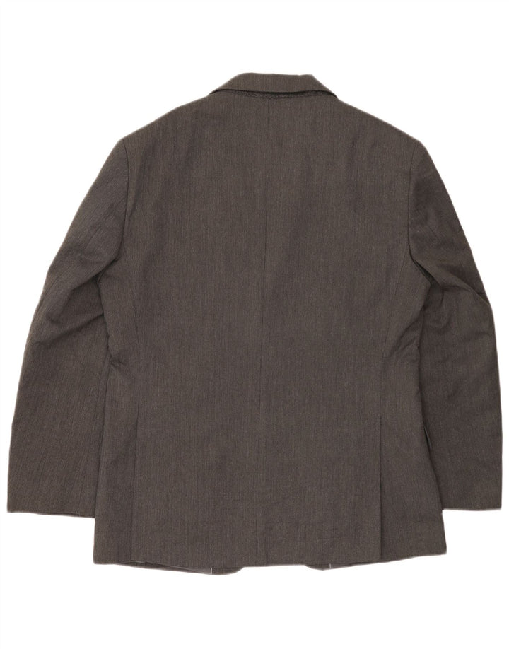 Giacca blazer corta da uomo a 2 bottoni Marks & Spencer UK 38 Grigio medio