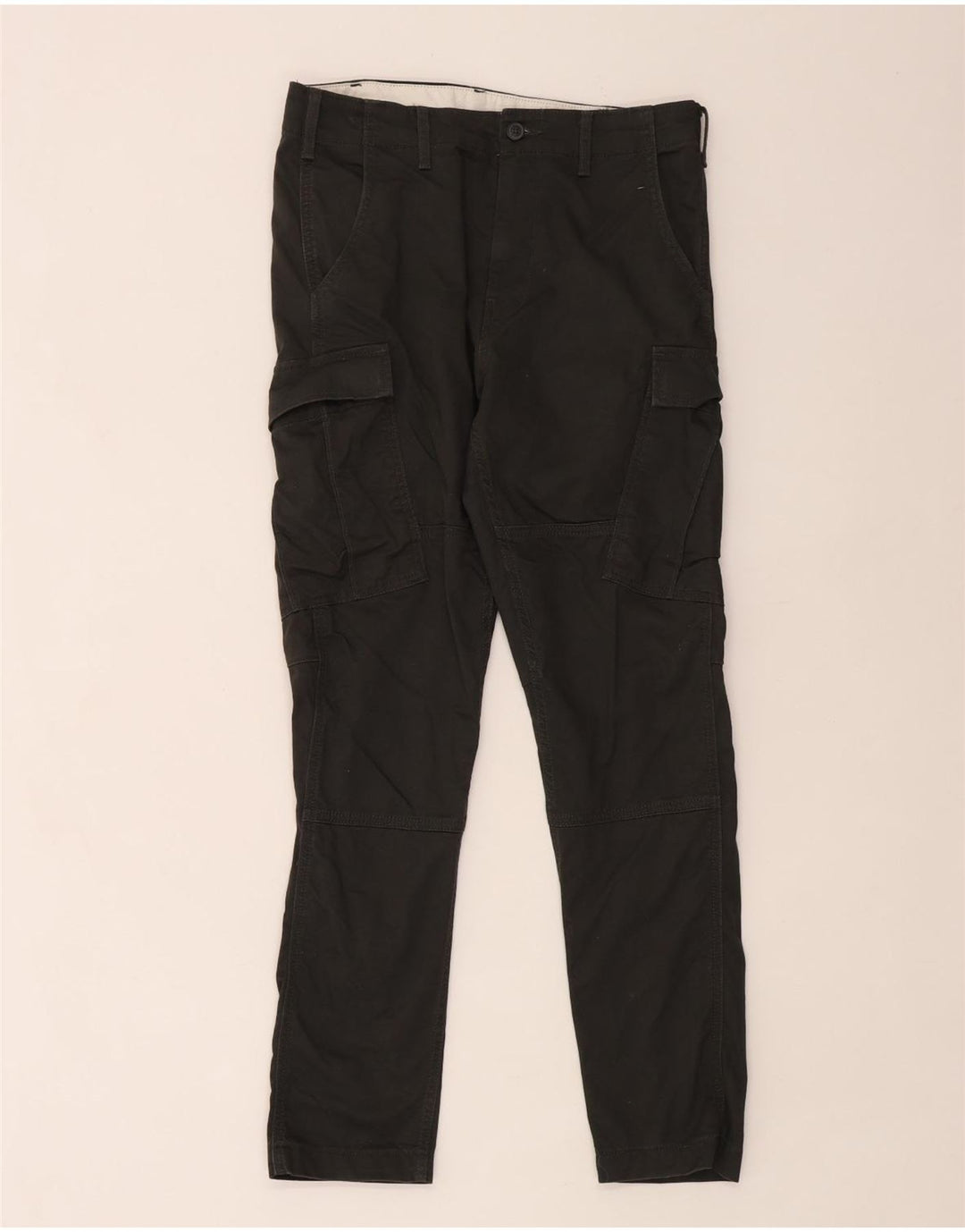 Pantaloni cargo slim fit da uomo Levi's W30 L30 in cotone nero