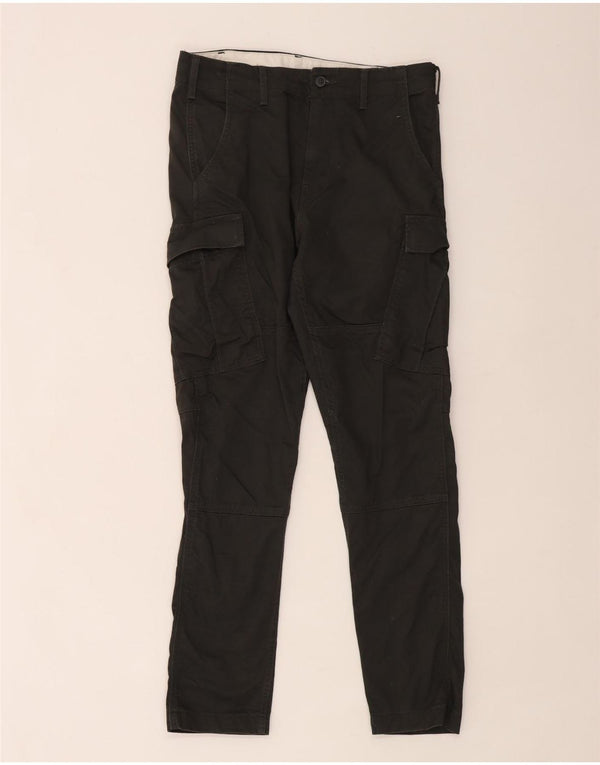 Pantaloni cargo slim fit da uomo Levi's W30 L30 in cotone nero