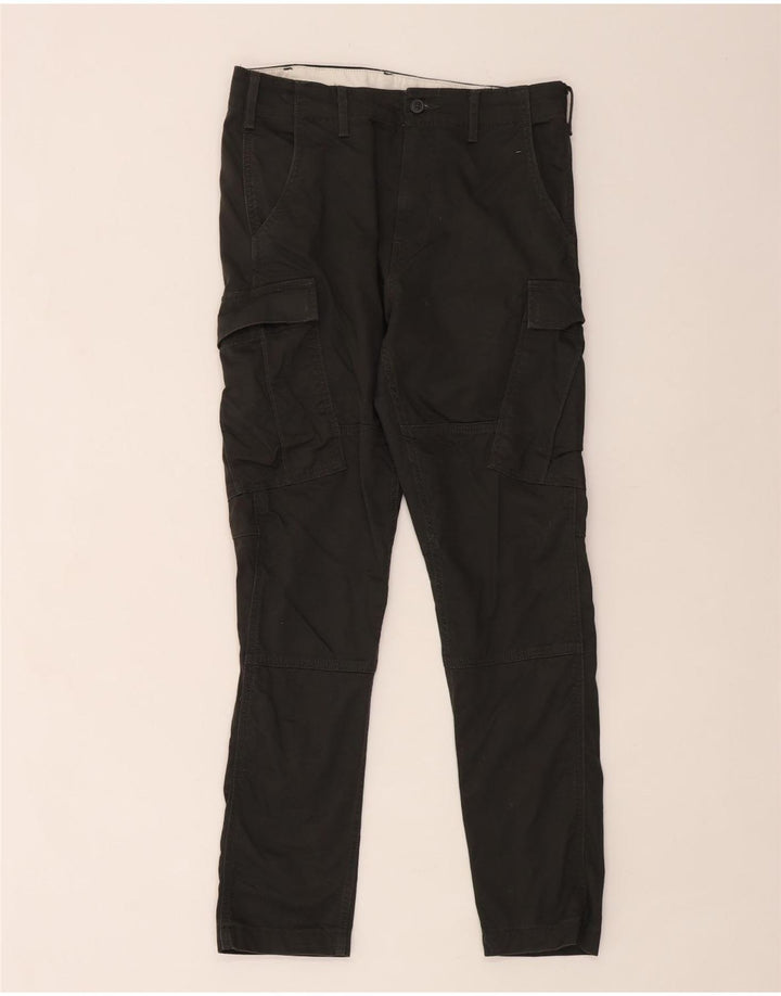 Pantaloni cargo slim fit da uomo Levi's W30 L30 in cotone nero