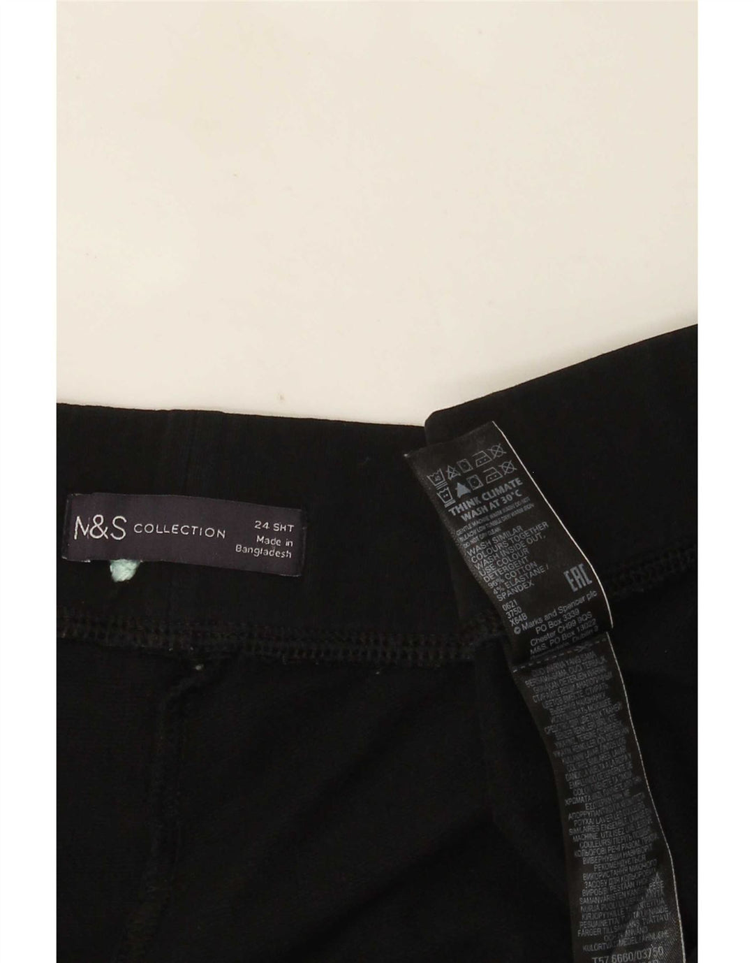 Leggings Zara da donna UK 24 4XL cotone nero