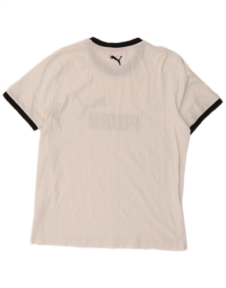 T-shirt grafica da uomo Puma Top bianca media