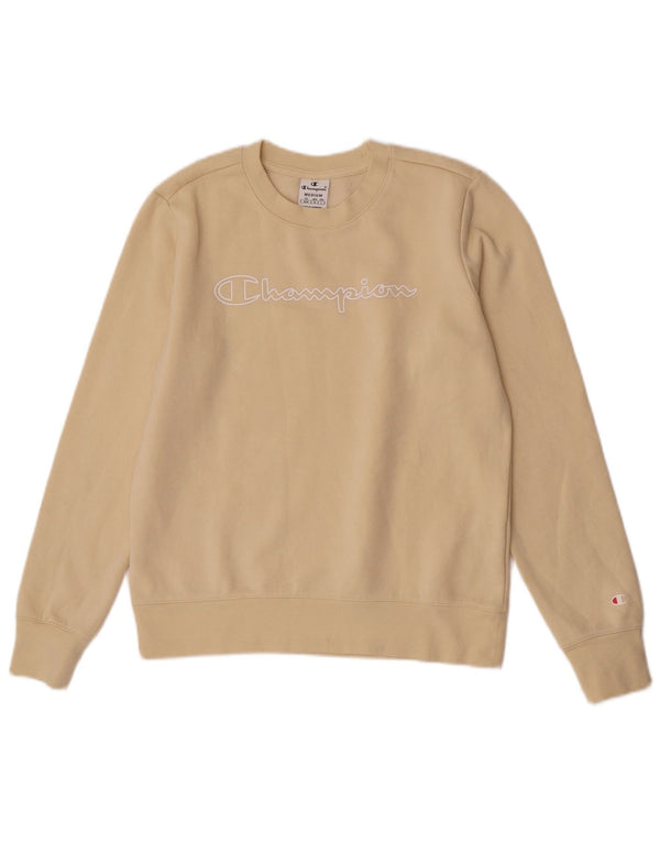 Felpa con grafica da donna Champion UK 12 Cotone giallo medio
