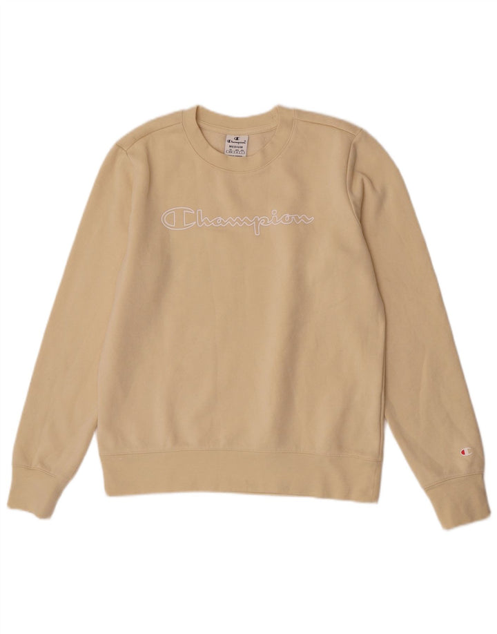 Felpa con grafica da donna Champion UK 12 Cotone giallo medio