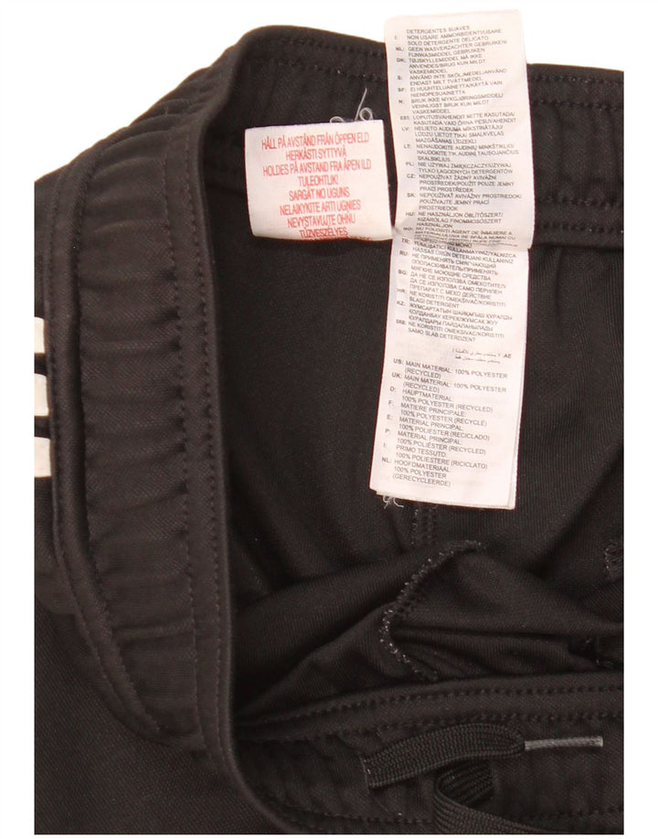 Pantaloni della tuta da ragazzo Adidas 11-12 anni in poliestere nero