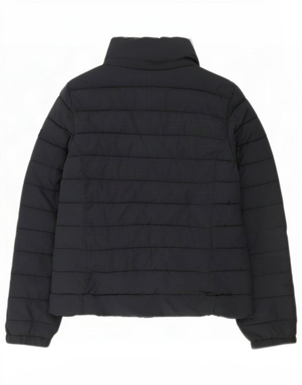 Giacca imbottita da donna Superdry UK 10 Small poliestere blu navy