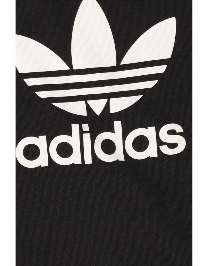 Felpa grafica da uomo Adidas Maglione piccolo nero