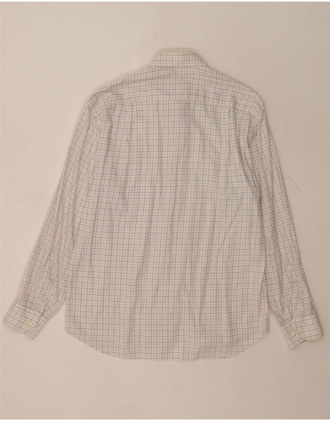 Camicia da uomo ROCCOBAROCCO Taglia 41 16 Cotone a quadri bianchi grandi