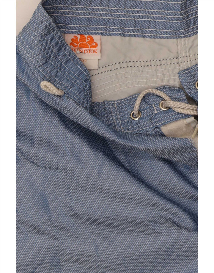 Pantaloncini da bagno da uomo Sundek piccoli in nylon blu