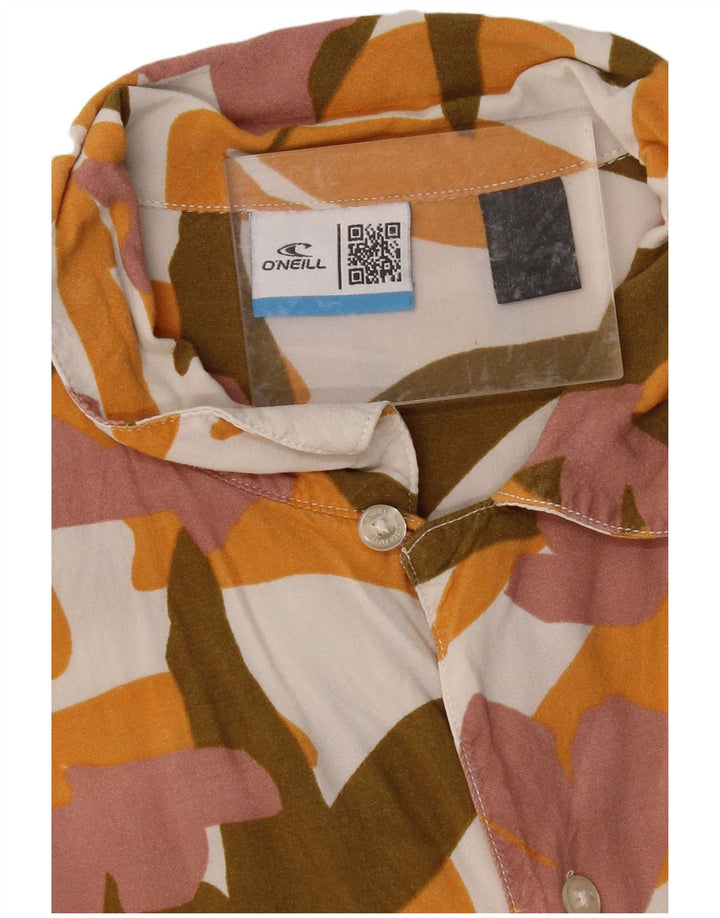 O'NEILL Mens Abstract Pattern Short Sleeve Shirt Small Multicoloured
